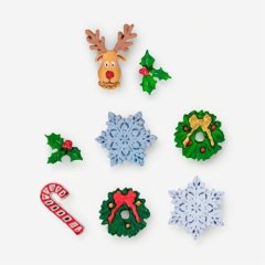 Молд силиконовый "Новогодние фигурки" 										