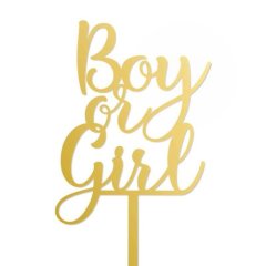 Топпер декоративный акриловый "Boy or Girl" TA/13