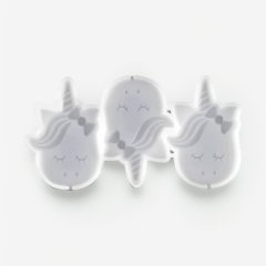 Форма силиконовая для леденцов "Единорожки" 5,3х7,5 см СФ-196 (00-00000856)