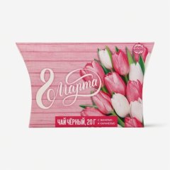 Чай листовой чёрный "8 Марта" 20 г 7347413