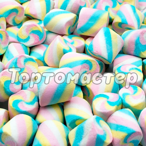 Украшение кондитерское маршмеллоу "Палочки твист разноцветные" 100 гр 