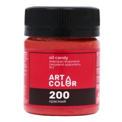 Краситель пищевой сухой жирорастворимый ART COLOR OIL CANDY Красный 10 г OIL-4678-10