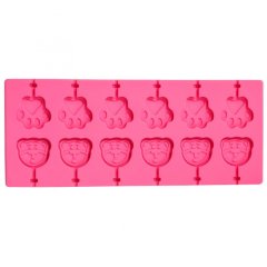 Форма силиконовая для леденцов "Мишки" 12 шт 5387680