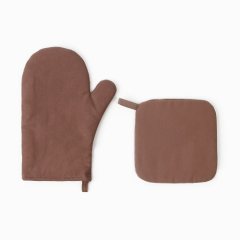 Набор кухонных прихваток Коричневый 7866008	