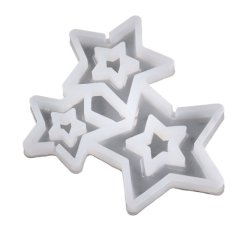 Форма силиконовая для леденцов "Звёзды" 3 шт 630928