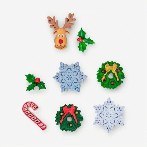 Молд силиконовый "Новогодние фигурки" 										