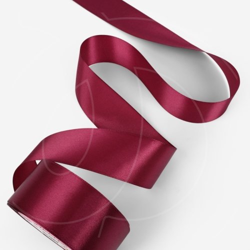 Лента для декора и упаковки Атласная Бордовая 4 см 5036868