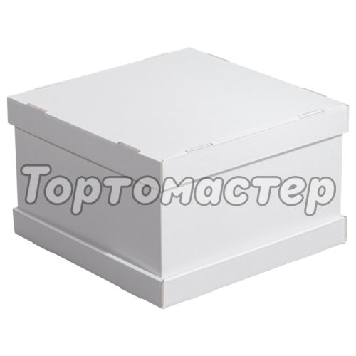 Коробка для торта белая ForGenika 30х30х20 см Strong* W 300*300*200