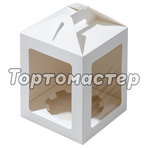 Коробка для кулича 12х12х16 см ForG JUMPL II W W 120*120*160 ST	