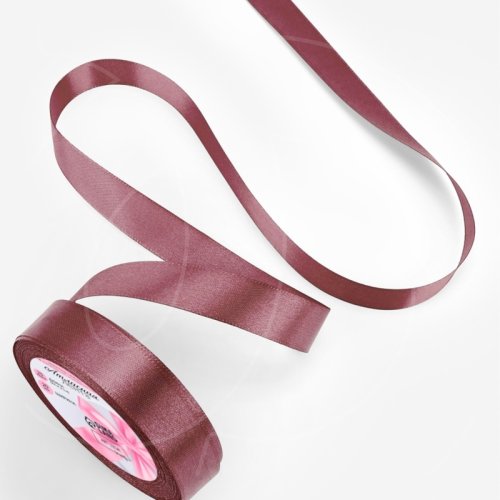 Лента для декора и упаковки Атласная Бурая 2 см 1218299