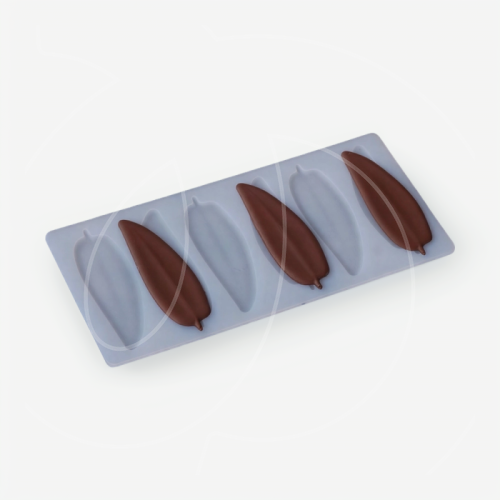 Молд силиконовый "Пёрышки" 9,7 см 										