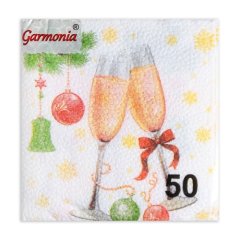 Салфетки бумажные "Шампанское" 50 шт 9902763