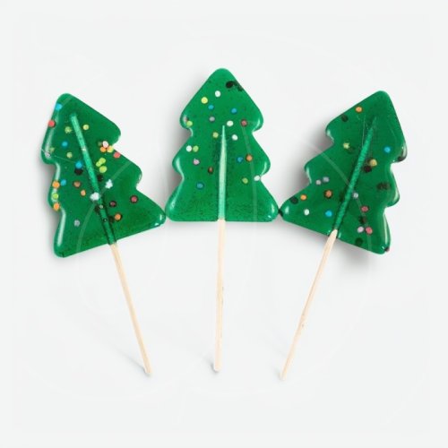 Форма силиконовая для леденцов "Ёлочки" 5х3,7 см 630918