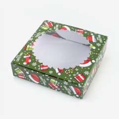 Коробка для сладостей "Рождественское ассорти" 12х12х3 см 710200