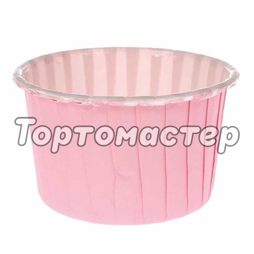 Капсула бумажная Розовая D50 H40 1 шт 