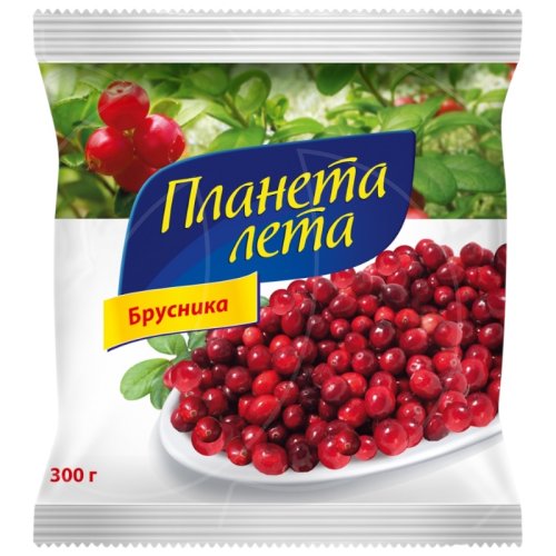 Брусника замороженная 300 г 