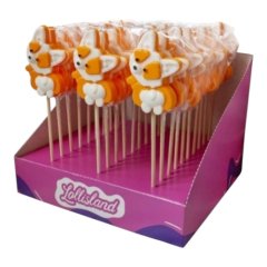 Леденцы с карамелью без сахара "Корги" 30 г 