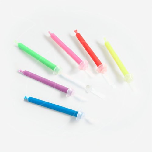 Свечи декоративные "Цветное пламя" 7 см 6 шт 5108387