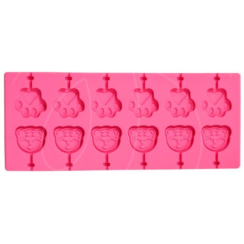 Форма силиконовая для леденцов "Мишки" 12 шт 5387680