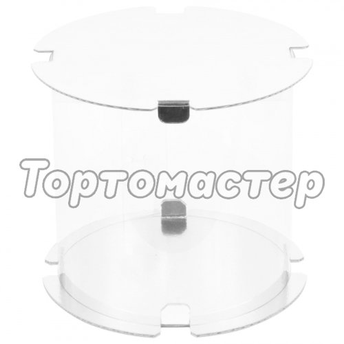 Коробка для торта круглая белая 16х16 см 022500 ф