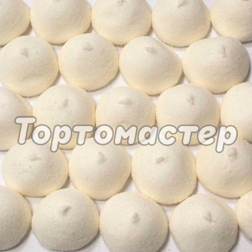 Украшение кондитерское маршмеллоу "Шапочки белые" 100 гр 