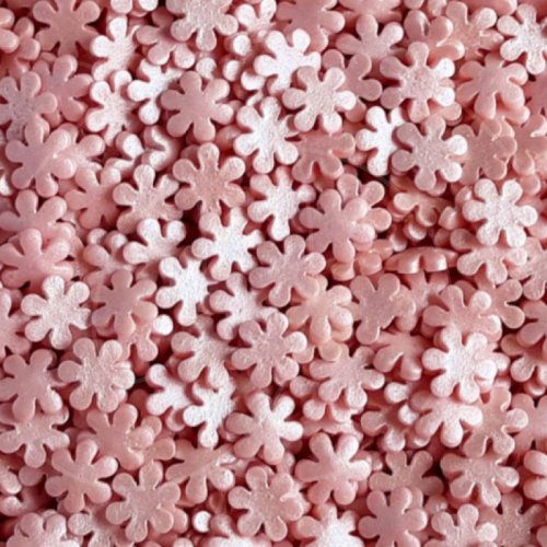Посыпка кондитерская снежинки "Розовые" 0,75 кг tp20400