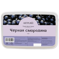 Пюре замороженное ARTPUREE Чёрная смородина 250 г 4670134852873