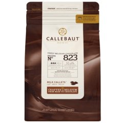 Шоколад молочный CALLEBAUT 33,6% 500 г 823NV-595,  823RT-U71