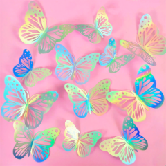 Набор топперов декоративных акриловых "Бабочки" 12 шт арт008036