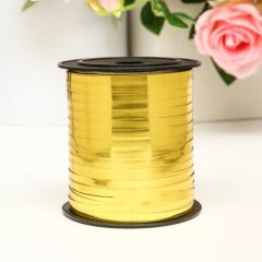 Лента для декора и упаковки Металлизированная Золото 2,5 см 9376661